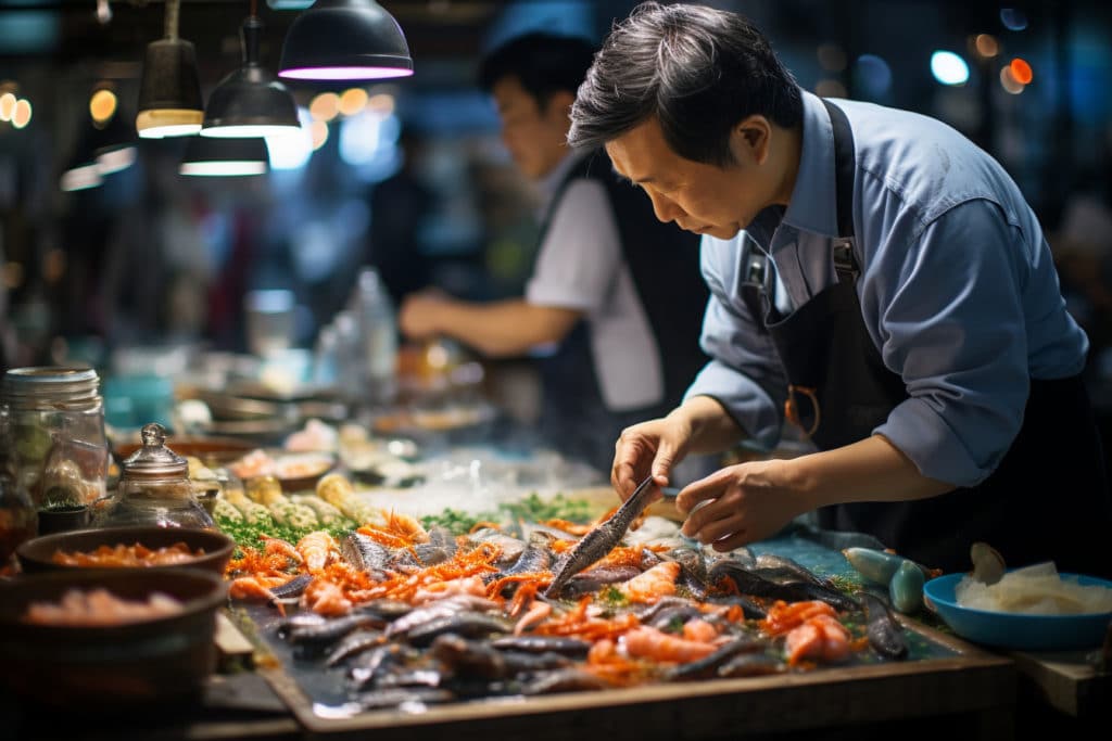 L’éclat sans âge des marchés de poissons japonais