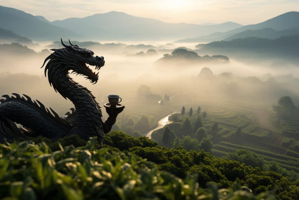 Les origines mythologiques du thé vert