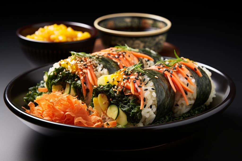 Une question d’origine : Le kimbap coréen et le sushi japonais