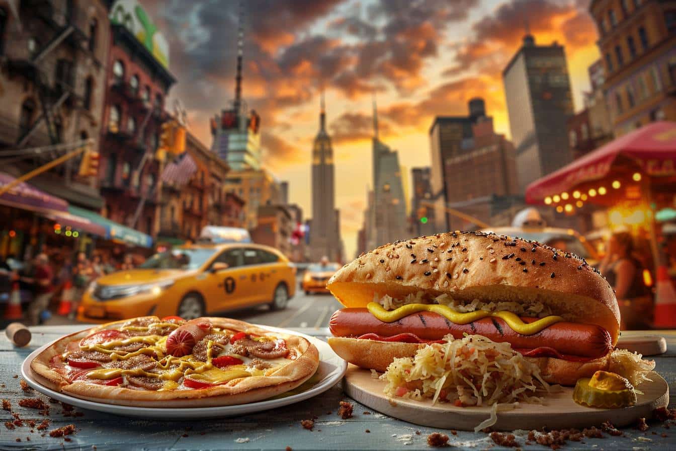 Descubra los placeres culinarios esenciales de Nueva York: un viaje gastronómico por la ciudad que nunca duerme