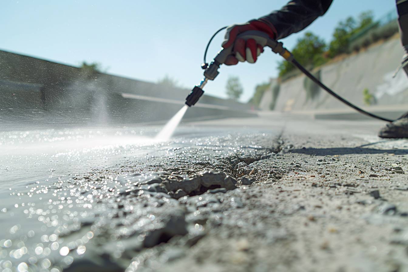 Est-il possible d’enlever de la peinture sur du béton sans produits chimiques ?