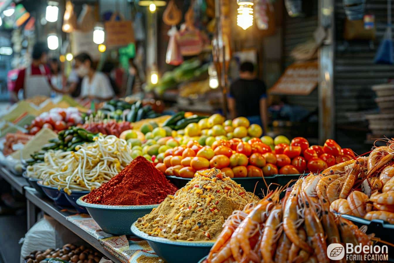 Les produits uniques à trouver dans les marchés alimentaires de Bangkok