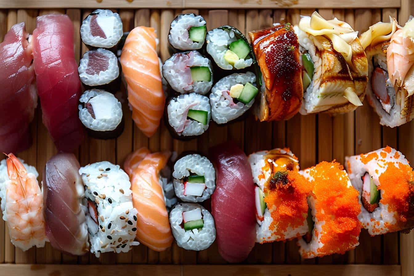 Quels sont les types de sushi les plus populaires dans le monde ?