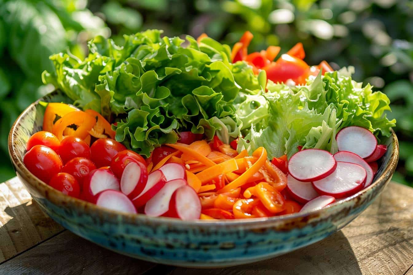 Salades Colorées pour l’Été : Recettes Rafraîchissantes et Astuces