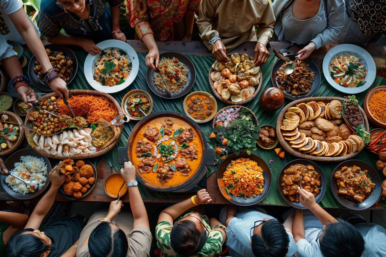 Un voyage culinaire : Les traditions culinaires lors des fêtes religieuses dans le monde